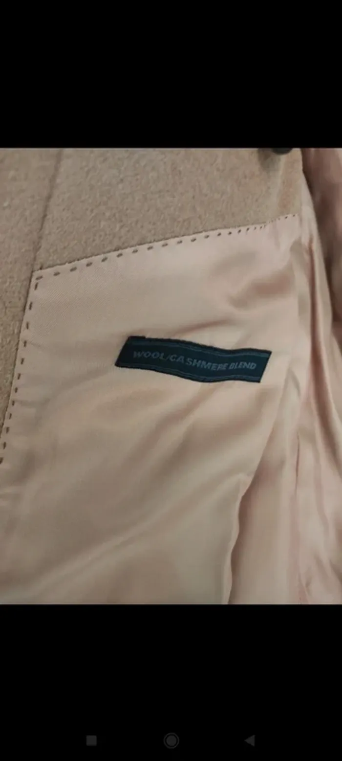 Manteau camel Digel en laine et cachemire - photo numéro 4