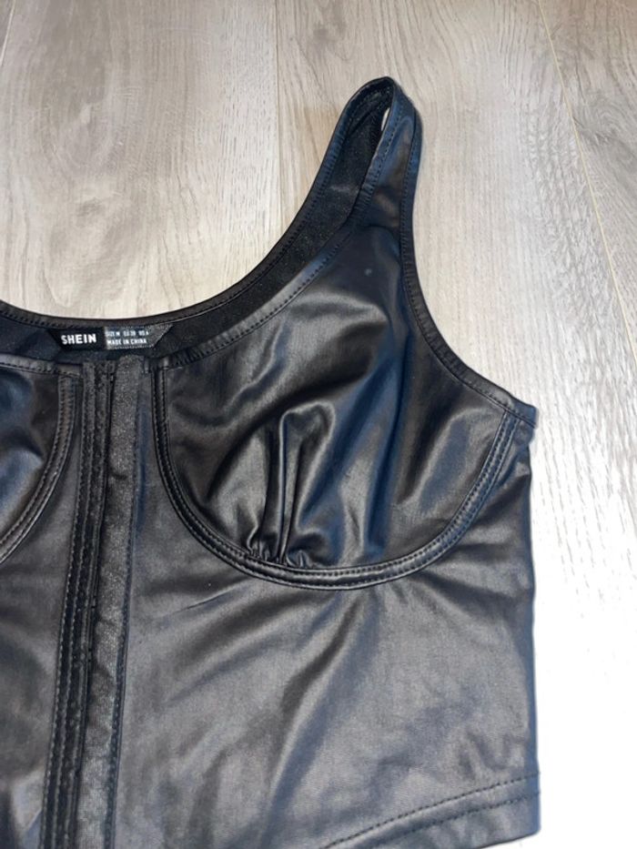 corset noir court taille 36 - photo numéro 2