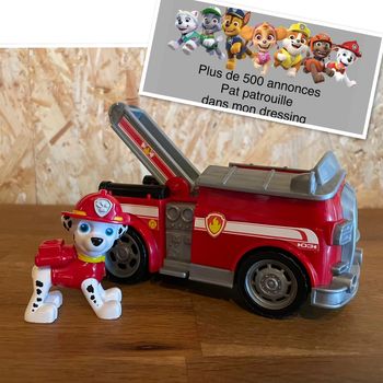 Idée cadeau 🎁 Jouet figurine Marcus avec son véhicule de la Pat Patrouille