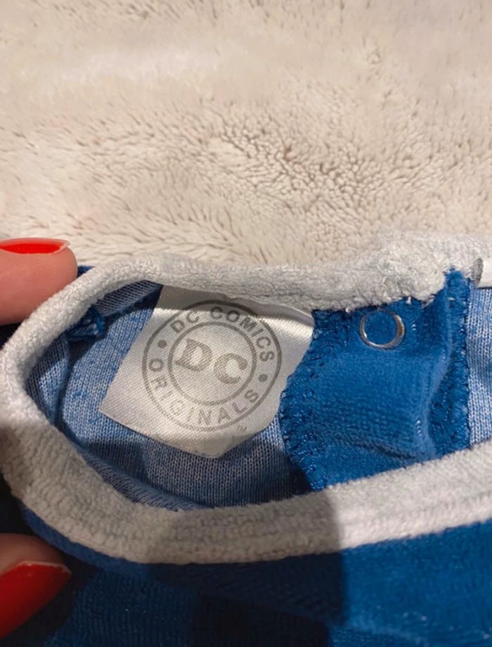 Pyjama velours superman dc comics 12 mois - photo numéro 5