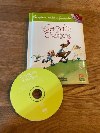 Livre avec CD Comptines rondes et farandoles Le jardin des chansons