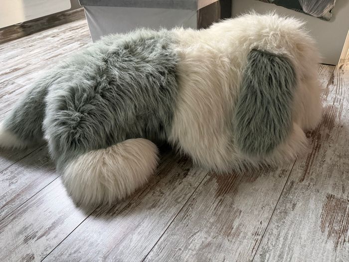 Chien peluche 90cm bobtail - photo numéro 2