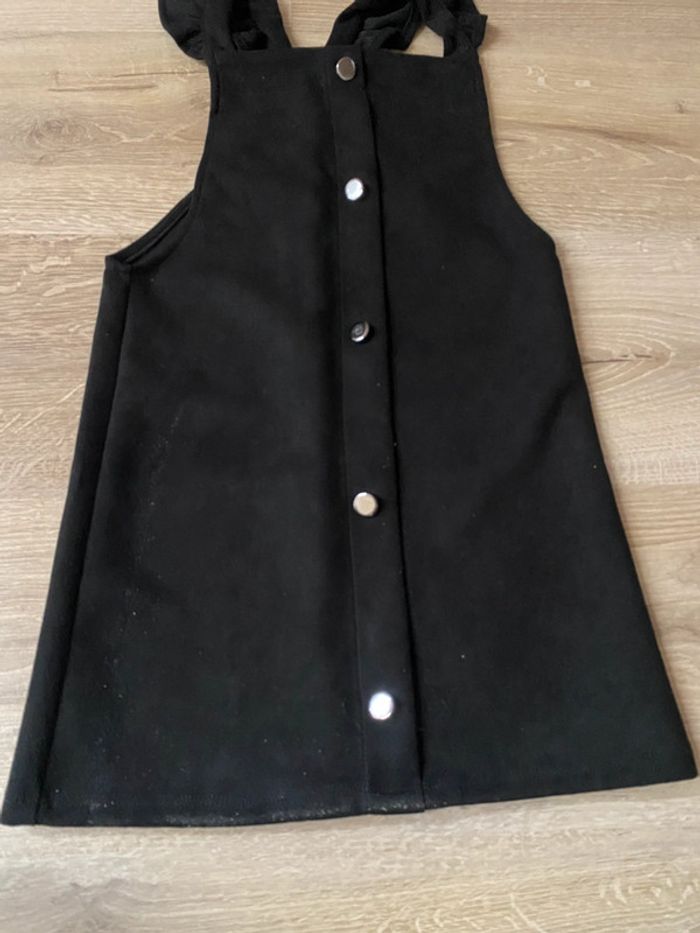 robe de soirée noire à boutons pour filles, taille cinq - photo numéro 2