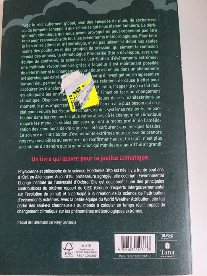 Livre la fureur du temps neuf 🏷 - photo numéro 2