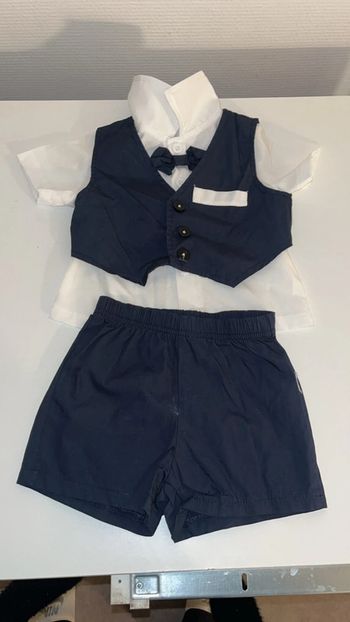 Ensemble 3 pièce mariage bébé