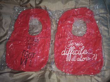 Lot 2 bavoirs bubble co 

Quand l appetit va tout vas! 
Je suis difficile et alors ?