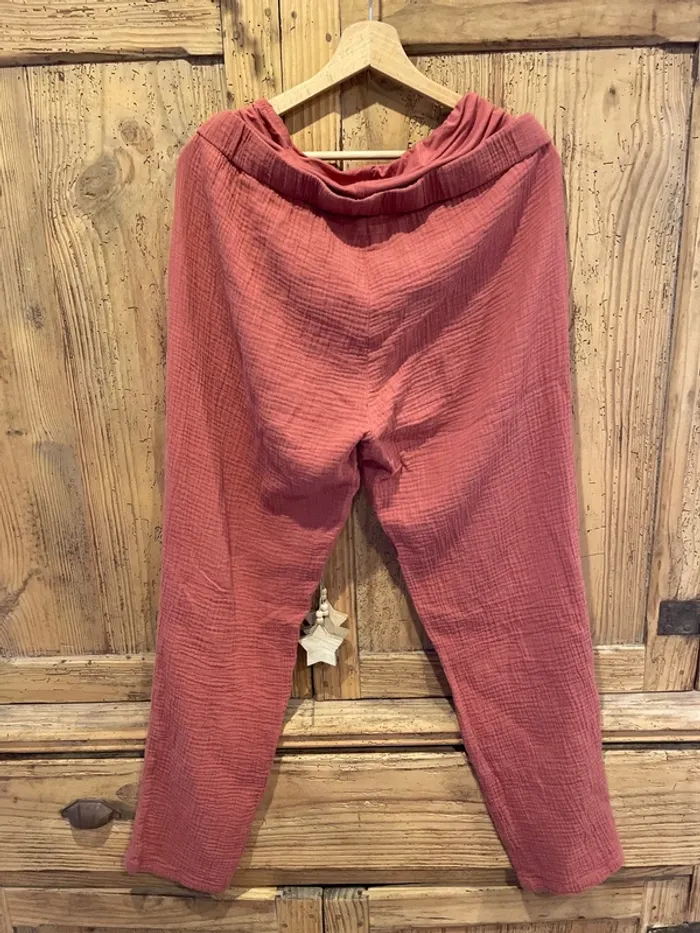 Pantalon gaz de coton grossesse t 44 - photo numéro 3