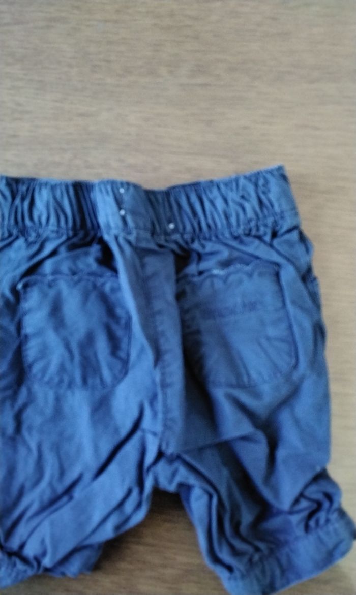 Short,bleu marine, Brioche, 1Mois - photo numéro 2