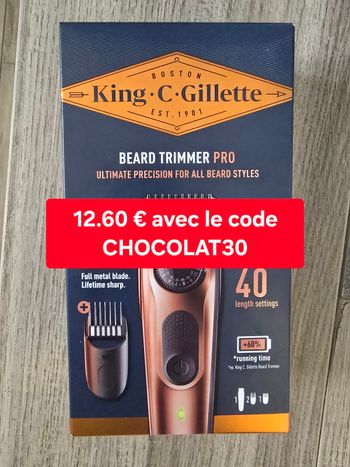 Tondeuse Beard Trimmer Pro Gillette Neuve Garantie