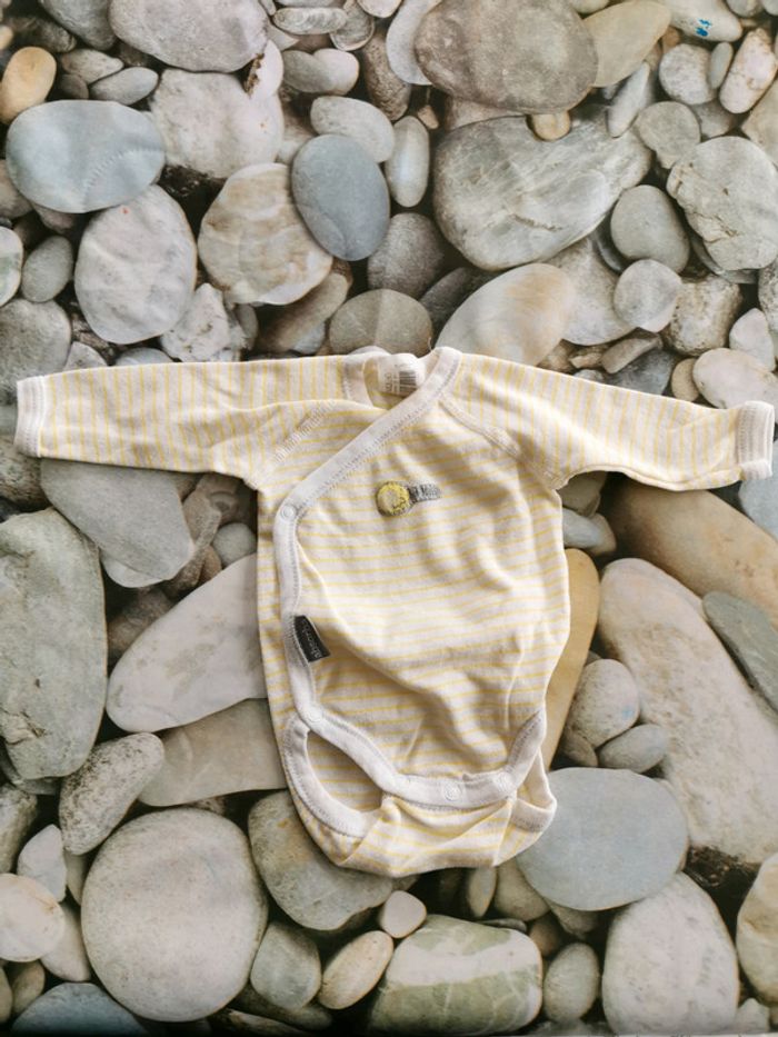 Lot 4 bodies mixtes naissance t. 50 - photo numéro 2