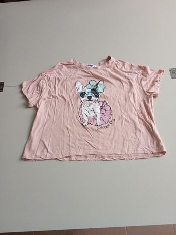 T-shirt manches courtes Jennyfer taille l ballerine dog