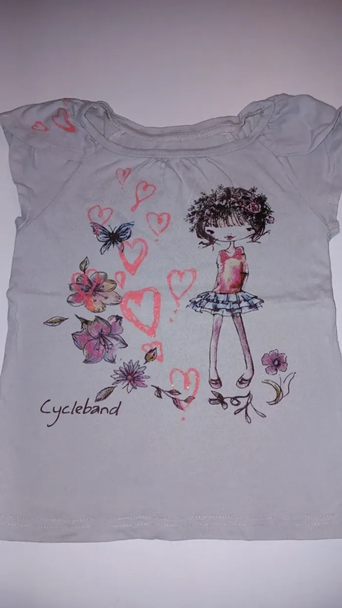 Joli t-shirt gris