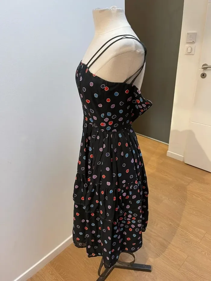 Superbe Robe vintage 🌸 Jacqueline Lechat Cannes 34 36 - photo numéro 5