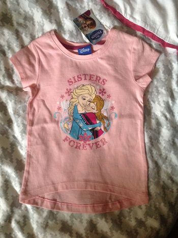 Tee shirt Reine des Neiges 2 ans Neuf