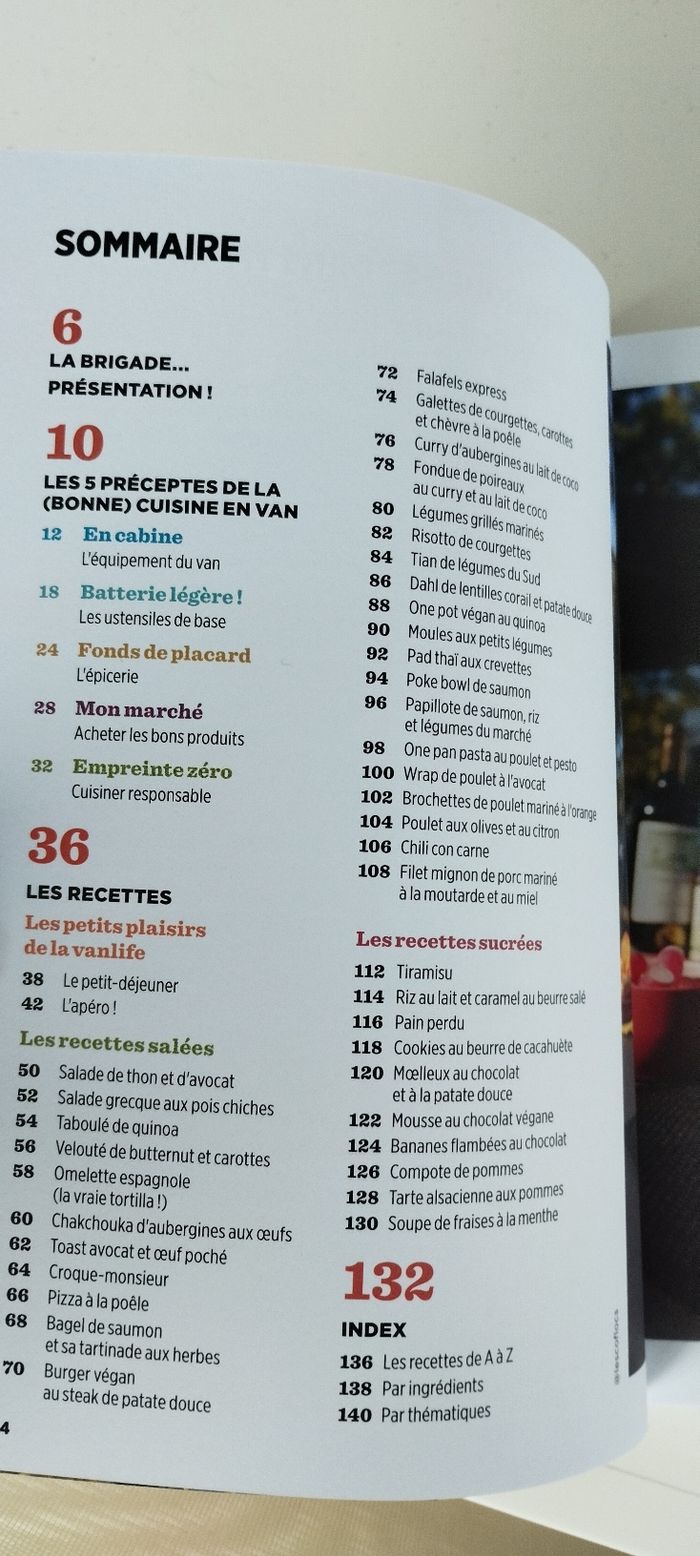 Livre cuisine van - photo numéro 3