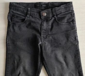 IKKS  10 ans, jean extensible gris moyen