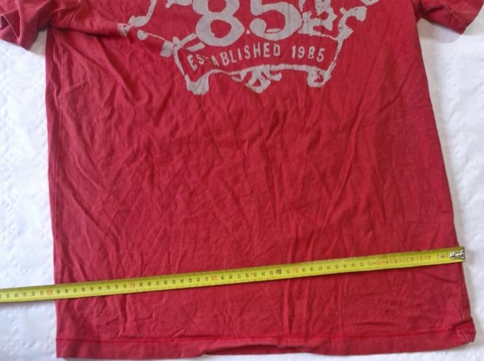 Tommy Hilfiger T-shirt Rouge Ajusté Homme S Vintage - photo numéro 6