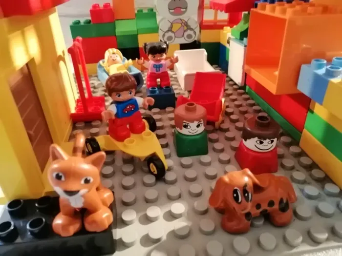 Lego duplo briques plaque figurines - photo numéro 8