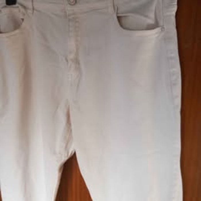 Jeans beige T44 Voggo - photo numéro 2