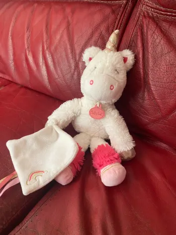 Doudou licorne babynat