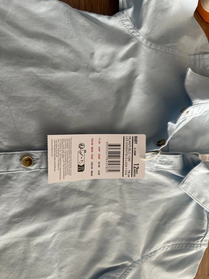 Chemise 12 mois orchestra neuf 🌸 - photo numéro 3