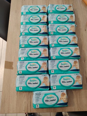 Lingettes pampers baby wipes 