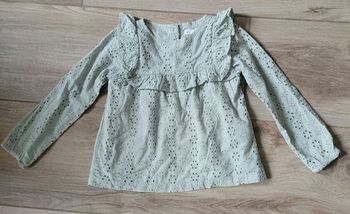 Blouse dentelle anglaise taille 4 ans