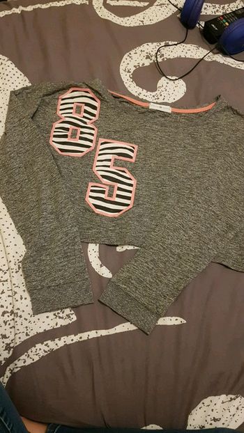 Haut court à manches longues