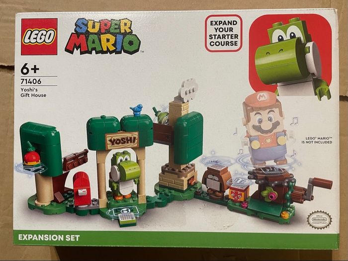 LEGO 71406 Super Mario Ensemble d’Extension La Maison Cadeau de Yoshi