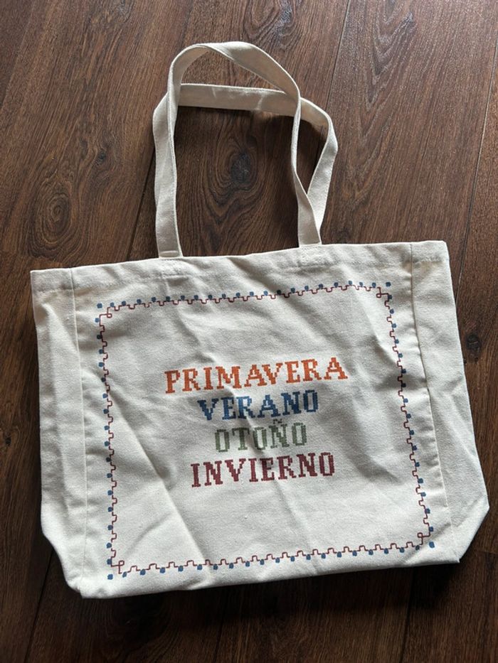 Tote bag Sézane x Lucia Vergara - photo numéro 2