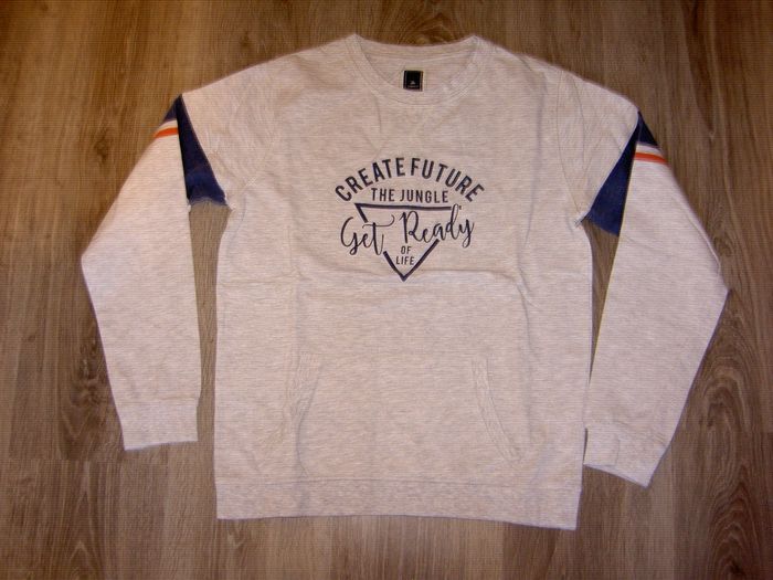 SWEAT SHIRT GRIS CLAIR GARÇON "FIREFLY BY INTERSPORT" - 14 ANS - n°15