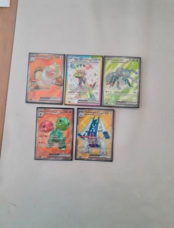 lot de cartes série étincelles déferlantes EV8