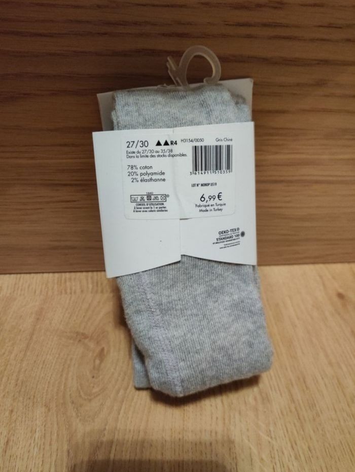 Collants gris - photo numéro 2