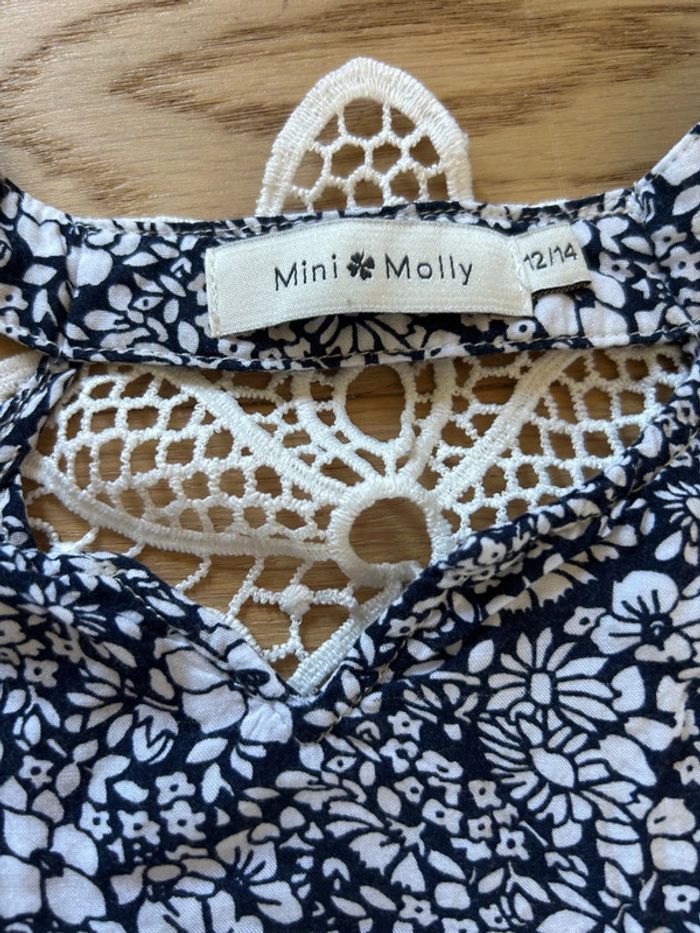 Combinaison à fleurs et broderie mini Molly 12/14 ans - photo numéro 2