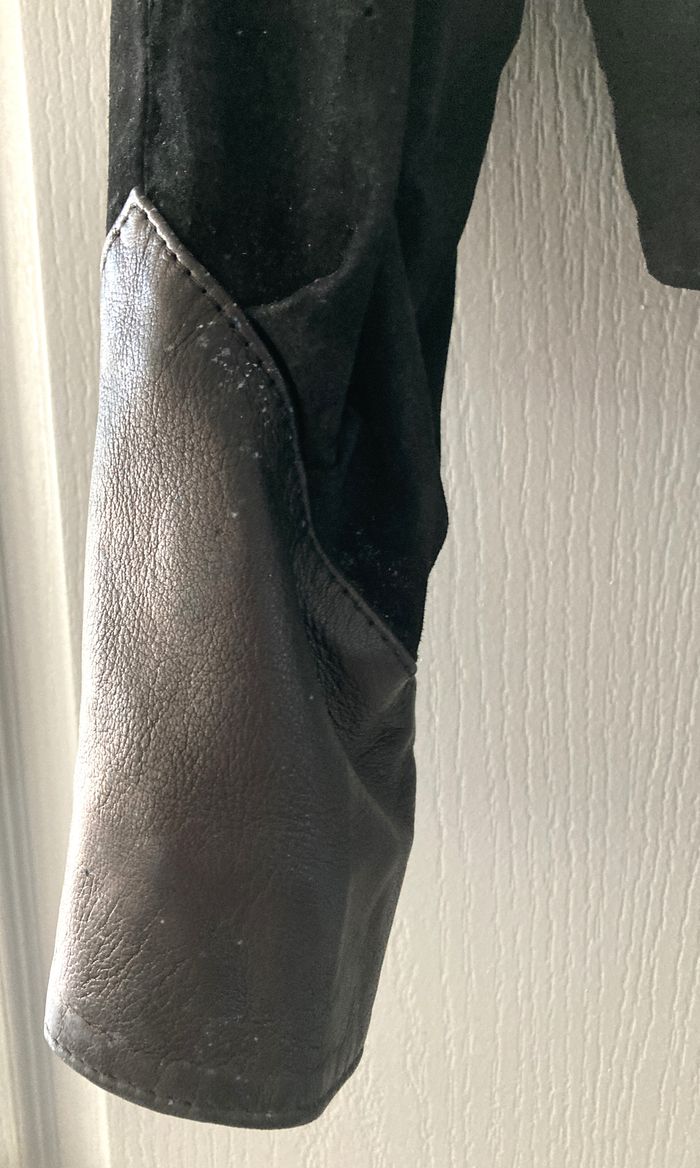 Veste en cuir et satin - Pellessimo - Vintage années 80 - photo numéro 5