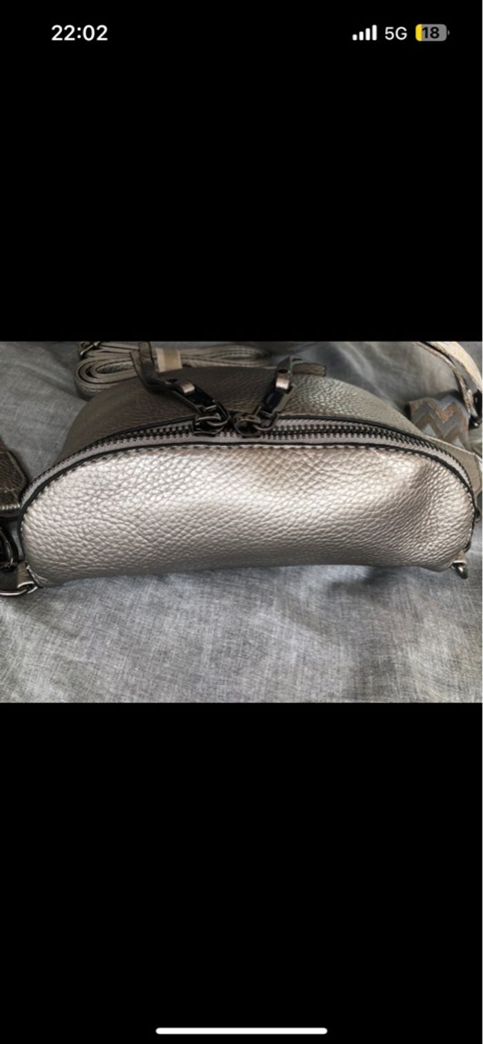 Sac banane argenté - photo numéro 4