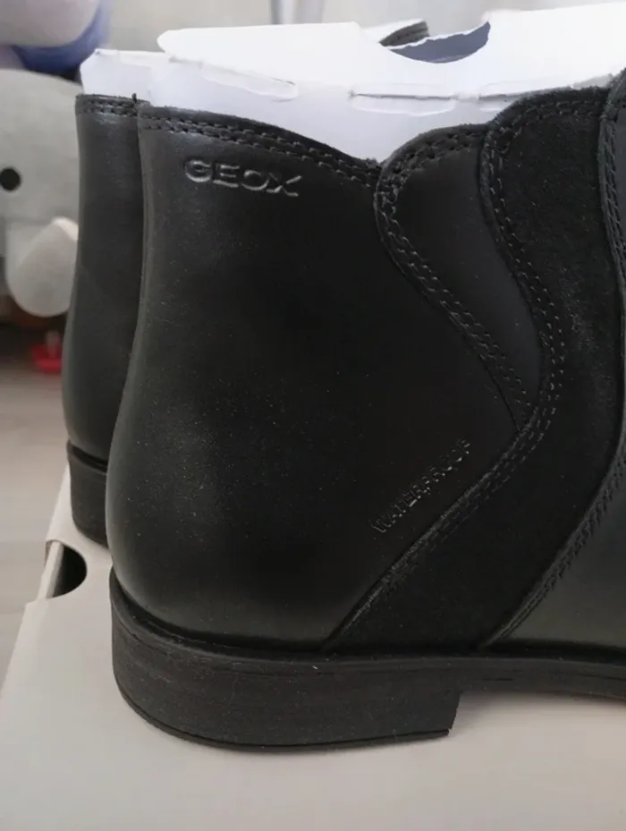 Bottines geox agata en cuir - photo numéro 5