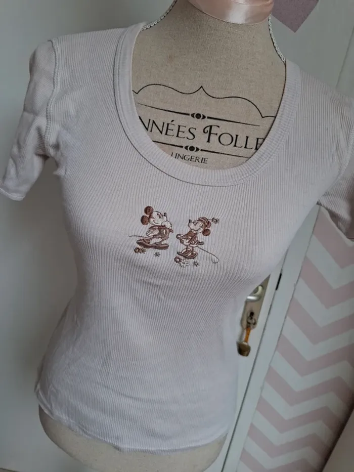 T shirt côtelé - photo numéro 4