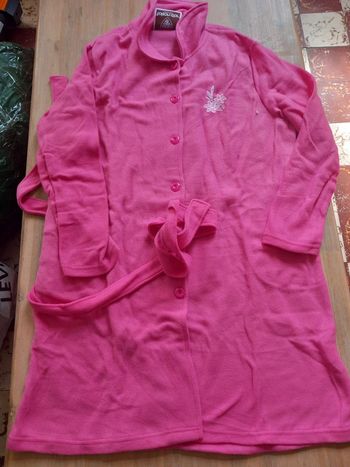 Peignoir Toison d'Or rose neuf – Taille unique