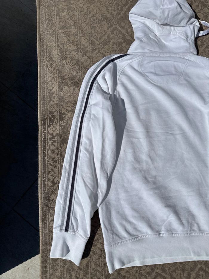 Sweat à capuche Champion blanc logo brodé - Taille S/M - photo numéro 9