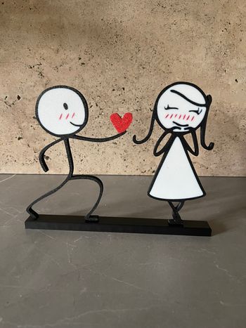 Art Décoratif - Cœur Conquis - St Valentin