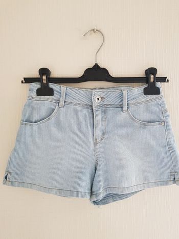 Short jean bleu clair Okaidi 10 ans