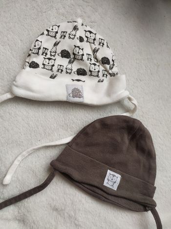 Lot bonnet naissance neuf