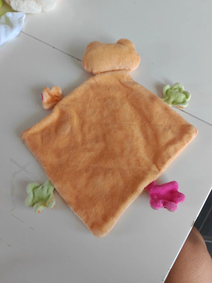 Doudou grenouille orange - photo numéro 2