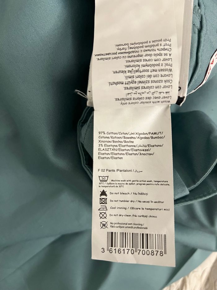 Pantalon cigarette bleu clair Camaïeu - photo numéro 7