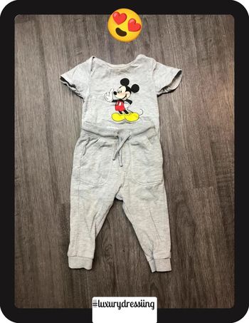 Ensemble pantalons + bodies taille 18mois Disney 🧸