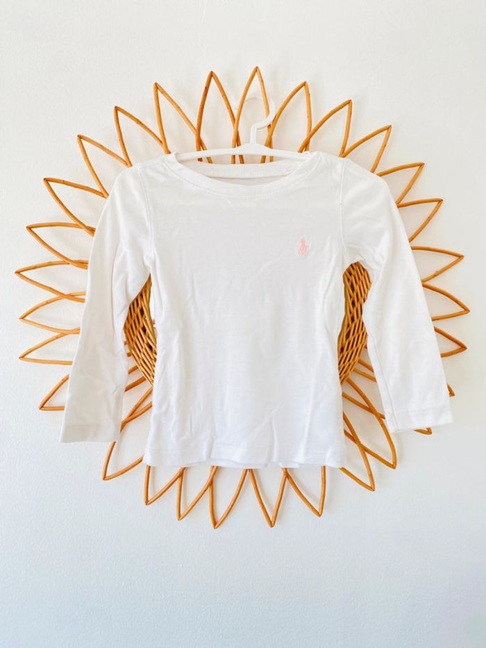 T-shirt blanc Polo Ralph Lauren 92 cm