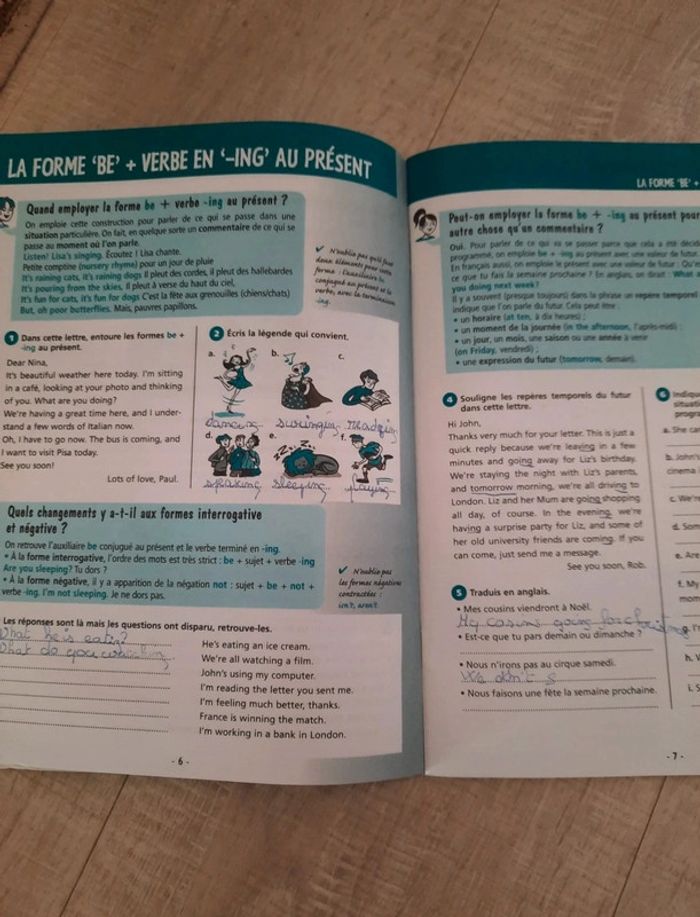 Livre livret d exercices Anglais 5e + livret de vocabulaire - photo numéro 4