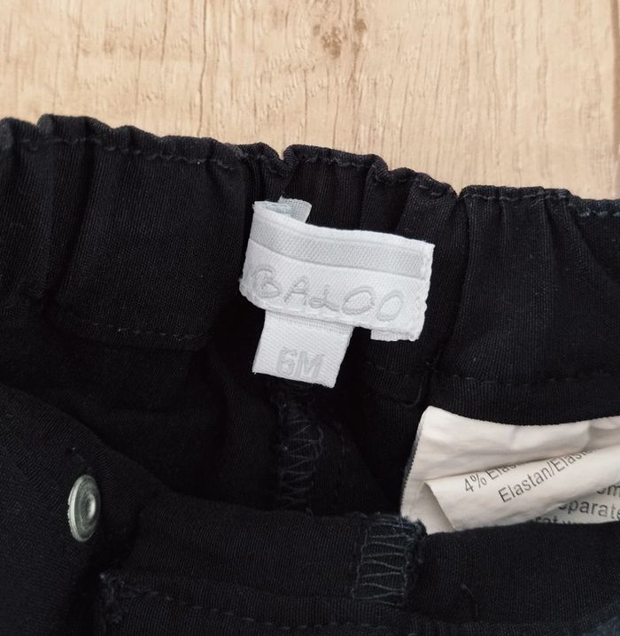 Jupe pantacourt intégré noir taille 6 mois Kimbaloo - photo numéro 3