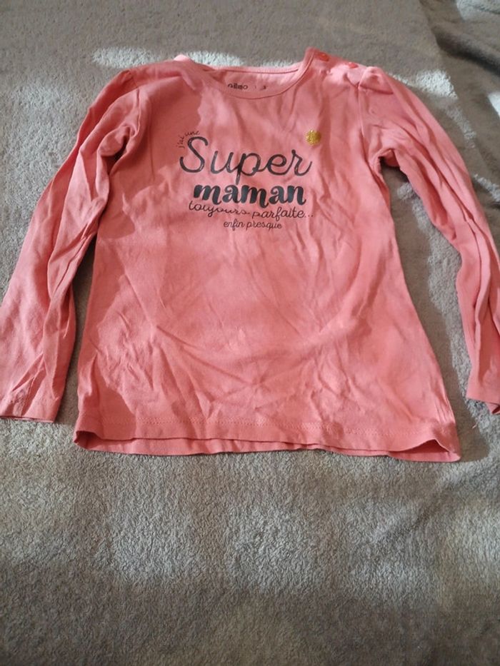Lot t shirt longue manche 3 ansfille - photo numéro 2